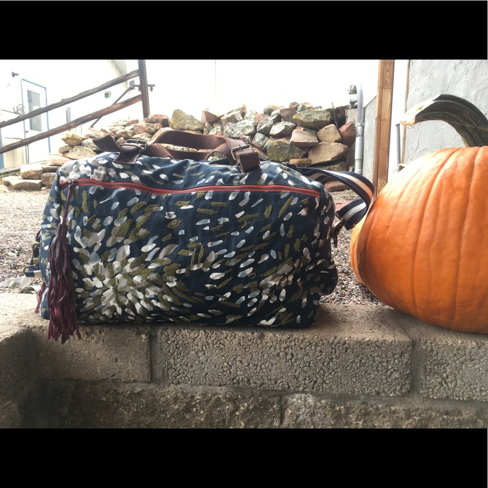 *RESERVED* Falling Leaves Weekender Bag by Jasper & Jeera